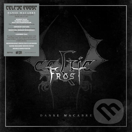 Hudobné CD: Celtic Frost: Danse Macabre LP box (Hudobné albumy). Hudobné albumy, 2022 Hudobné CD: Celtic Frost: Danse Macabre LP box (Hudobné albumy). Hudobné albumy, 2022