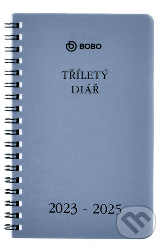 Diář tříletý 2023–2025 (BOBO BLOK). BOBO BLOK, 2022 Diář tříletý 2023–2025 (BOBO BLOK). BOBO BLOK, 2022