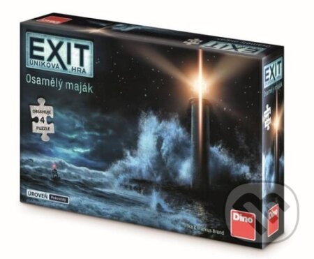 Společenská hra: Exit úniková hra s puzzle: Osamělý maják (Dino). Dino, 2022 Společenská hra: Exit úniková hra s puzzle: Osamělý maják (Dino). Dino, 2022