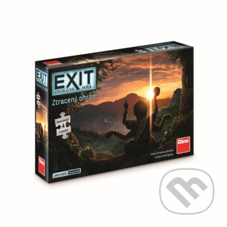 Spoločenská hra: Exit úniková hra s puzzle: Ztracený chrám (Dino). Dino, 2022 Spoločenská hra: Exit úniková hra s puzzle: Ztracený chrám (Dino). Dino, 2022