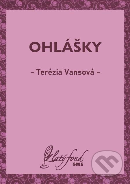 E-kniha: Ohlášky (Terézia Vansová). Petit Press E-kniha: Ohlášky (Terézia Vansová). Petit Press