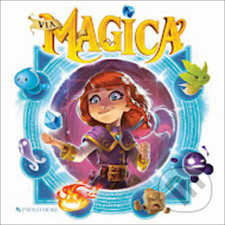 Společenská hra: Via Magica (Paolo Mori). Mindok, 2022 Společenská hra: Via Magica (Paolo Mori). Mindok, 2022