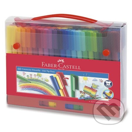Popisovače s klipom v darčekovom balení 60 ks (Faber-Castell). Faber-Castell, 2020 Popisovače s klipom v darčekovom balení 60 ks (Faber-Castell). Faber-Castell, 2020