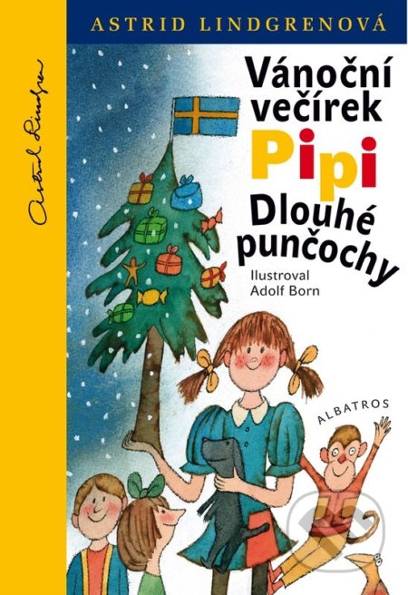 Kniha: Vánoční večírek Pipi Dlouhé punčochy (Astrid Lindgren). Albatros CZ, 2022 Kniha: Vánoční večírek Pipi Dlouhé punčochy (Astrid Lindgren). Albatros CZ, 2022