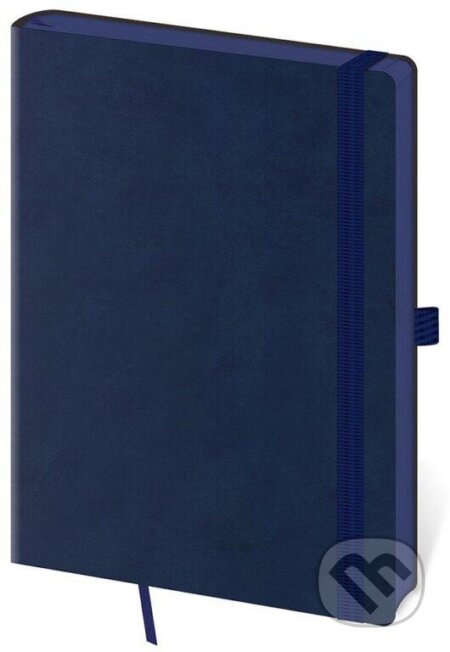 Zápisník - Memory-Dark Blue - tečkovaný L, Helma365, 2022