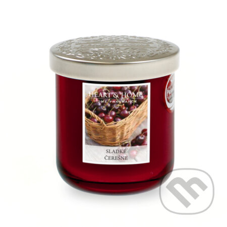 Sladké čerešne - stredná sviečka (Heart & Home). Heart & Home, 2022 Sladké čerešne - stredná sviečka (Heart & Home). Heart & Home, 2022