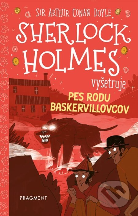 Kniha: Sherlock Holmes vyšetruje: Pes rodu Baskervillovcov (Arthur Conan Doyle a Stephanie Baudet). Fragment, 2022 Kniha: Sherlock Holmes vyšetruje: Pes rodu Baskervillovcov (Arthur Conan Doyle a Stephanie Baudet). Fragment, 2022