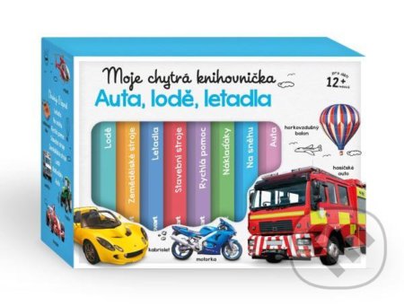 Kniha: Moje chytrá knihovnička: Auta, lodě, letadla (Slovart CZ). Slovart CZ, 2022 Kniha: Moje chytrá knihovnička: Auta, lodě, letadla (Slovart CZ). Slovart CZ, 2022