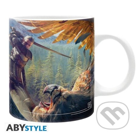 Zaklínač keramický Hrnček 320 ml - Geralt a Gryf (ABYstyle). ABYstyle, 2022 Zaklínač keramický Hrnček 320 ml - Geralt a Gryf (ABYstyle). ABYstyle, 2022