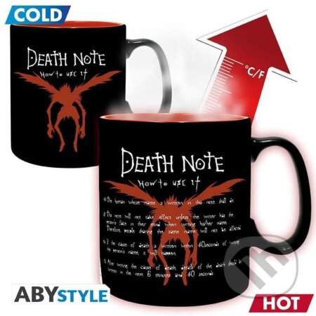 Death Note Meniaci sa keramický Hrnček 460 ml - Kira & Ryuk (ABYstyle). ABYstyle, 2022 Death Note Meniaci sa keramický Hrnček 460 ml - Kira & Ryuk (ABYstyle). ABYstyle, 2022
