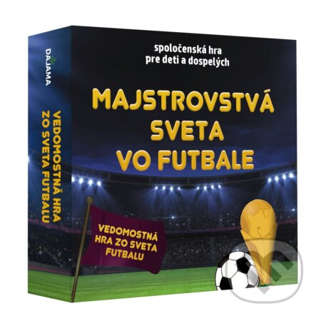 Spoločenská hra: Majstrovstvá sveta vo futbale (Daniel Kollár). DAJAMA, 2022 Spoločenská hra: Majstrovstvá sveta vo futbale (Daniel Kollár). DAJAMA, 2022