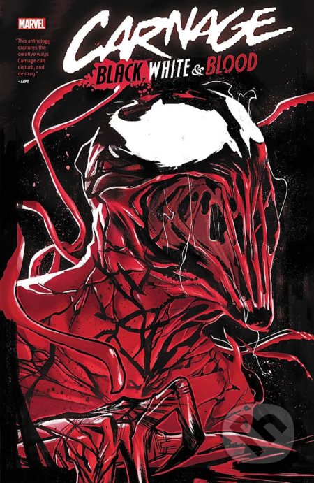 Kniha: Carnage: Black, White & Blood (Benjamin Percy, Donny Cates a Tini Howard). Marvel, 2021 Kniha: Carnage: Black, White & Blood (Benjamin Percy, Donny Cates a Tini Howard). Marvel, 2021