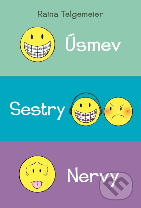 Kniha: SET Úsmev (Raina Telgemeier). Slovart, 2022 Kniha: SET Úsmev (Raina Telgemeier). Slovart, 2022