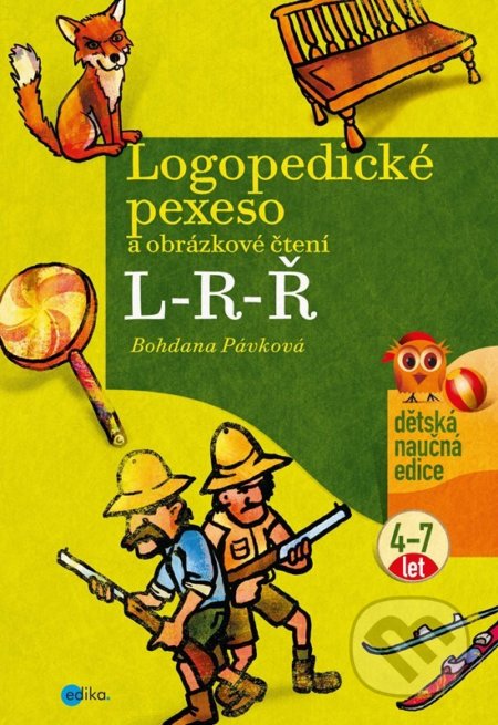Kniha: Logopedické pexeso a obrázkové čtení L-R-Ř (Bohdana Pávková). Edika, 2022 Kniha: Logopedické pexeso a obrázkové čtení L-R-Ř (Bohdana Pávková). Edika, 2022