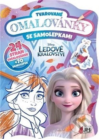 Kniha: Tvarované omalovánky se samolepkami - Ledové království (Jiří Models). Jiří Models, 2022 Kniha: Tvarované omalovánky se samolepkami - Ledové království (Jiří Models). Jiří Models, 2022