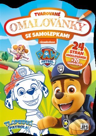 Kniha: Tvarované omalovánky se samolepkami - Tlapková patrola (Jiří Models). Jiří Models, 2022 Kniha: Tvarované omalovánky se samolepkami - Tlapková patrola (Jiří Models). Jiří Models, 2022