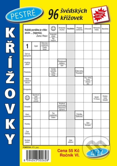 Kniha: Pestré křížovky 4/2022 (Telpres). Telpres, 2022 Kniha: Pestré křížovky 4/2022 (Telpres). Telpres, 2022