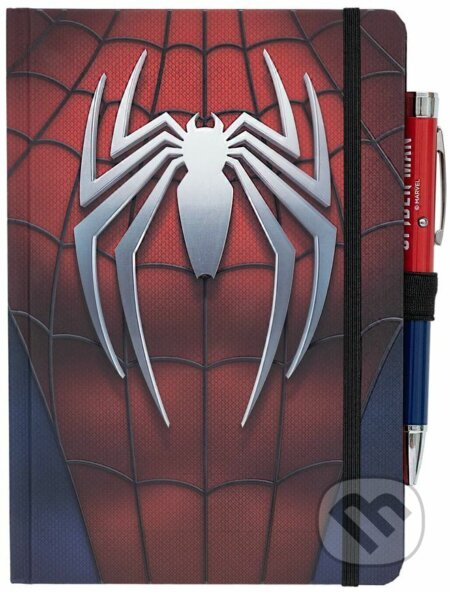 Poznámkový blok s perom Marvel - Spiderman: Logo (Spiderman). Spiderman, 2022 Poznámkový blok s perom Marvel - Spiderman: Logo (Spiderman). Spiderman, 2022