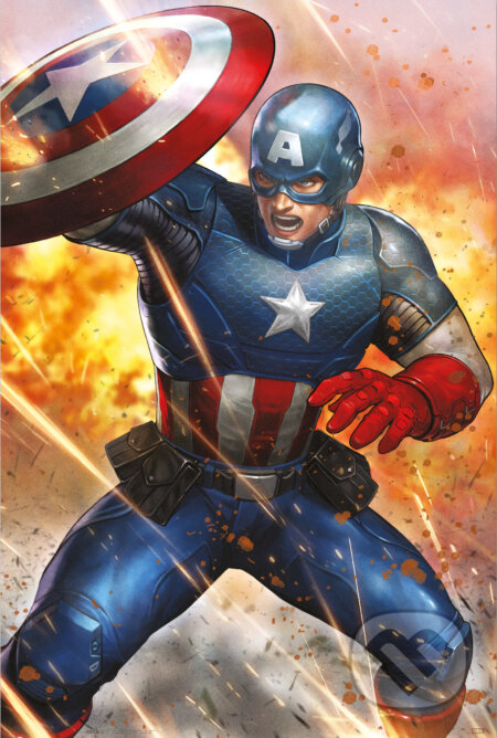 Plakát Marvel - Captain America: Under Fire (Captain America). Captain America, 2022 Plakát Marvel - Captain America: Under Fire (Captain America). Captain America, 2022