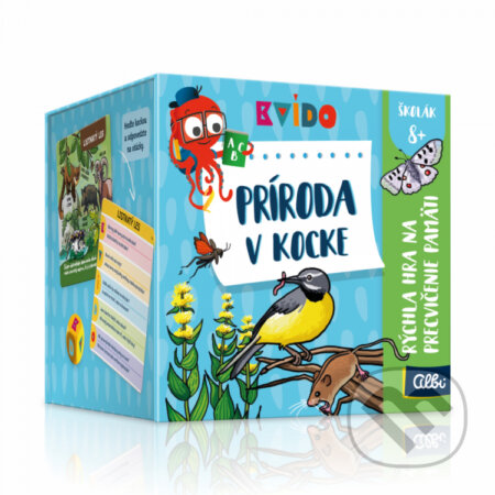 Spoločenská hra: Kvído - Príroda v kocke (Albi). Albi, 2022 Spoločenská hra: Kvído - Príroda v kocke (Albi). Albi, 2022