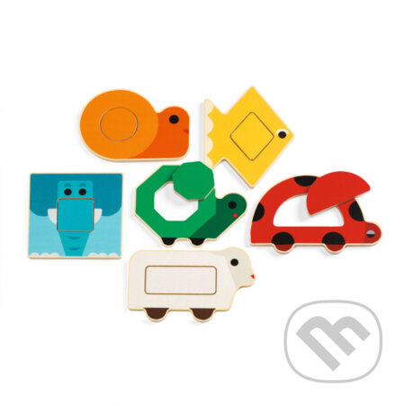 Puzzle: Drevené puzzle: Duo Basic - Vyplň zvieratká (Djeco). Djeco, 2022 Puzzle: Drevené puzzle: Duo Basic - Vyplň zvieratká (Djeco). Djeco, 2022