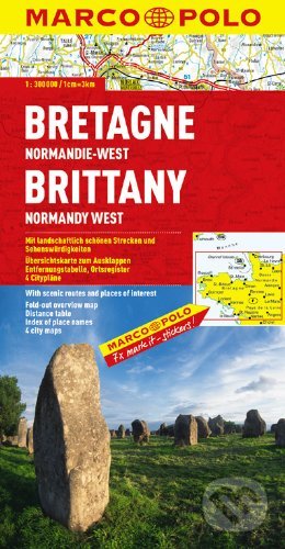 Kniha: Bretagne, Normandie-West 1:300T MD (Marco Polo). Marco Polo, 2014 Kniha: Bretagne, Normandie-West 1:300T MD (Marco Polo). Marco Polo, 2014