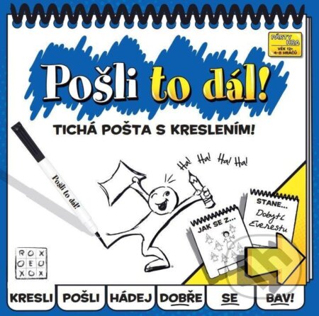 Společenská hra: Pošli to dál! (REXhry). REXhry, 2022 Společenská hra: Pošli to dál! (REXhry). REXhry, 2022