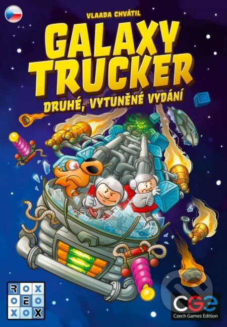 Spoločenská hra: Galaxy Trucker: Druhé, vytuněné vydání (REXhry). REXhry, 2022 Spoločenská hra: Galaxy Trucker: Druhé, vytuněné vydání (REXhry). REXhry, 2022