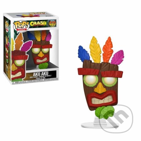 Funko POP Game Cover: Crash Bandicoot w/Aku Mask (Funko). Funko, 2022 Funko POP Game Cover: Crash Bandicoot w/Aku Mask (Funko). Funko, 2022