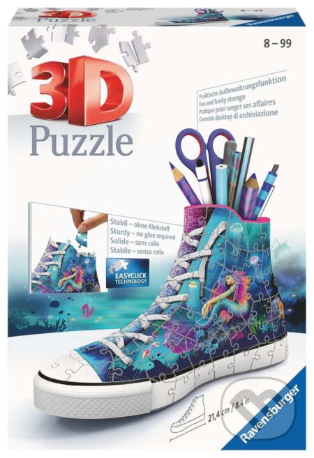 Puzzle: 3D Kecka Mořská víla (Ravensburger). Ravensburger, 2022 Puzzle: 3D Kecka Mořská víla (Ravensburger). Ravensburger, 2022