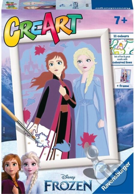 Spoločenská hra: Ravensburger CreArt Disney Ledové království - Sestry navždy (Ravensburger). Ravensburger, 2022 Spoločenská hra: Ravensburger CreArt Disney Ledové království - Sestry navždy (Ravensburger). Ravensburger, 2022