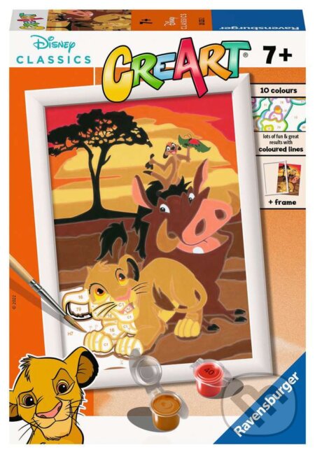 Společenská hra: Ravensburger CreArt Disney - Lví král (Ravensburger). Ravensburger, 2022 Společenská hra: Ravensburger CreArt Disney - Lví král (Ravensburger). Ravensburger, 2022