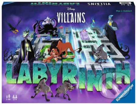 Společenská hra: Labyrinth Disney - Padouchové (Ravensburger). Ravensburger, 2022 Společenská hra: Labyrinth Disney - Padouchové (Ravensburger). Ravensburger, 2022