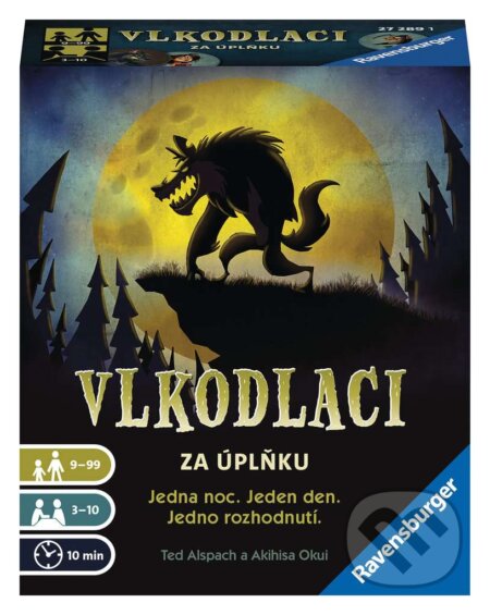 Spoločenská hra: Vlkodlaci za úplňku (Ravensburger). Ravensburger, 2022 Spoločenská hra: Vlkodlaci za úplňku (Ravensburger). Ravensburger, 2022