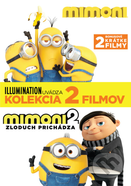 Film: Mimoni kolekcia 1.+2. (SK) (Magicbox) (DVD). Magicbox, 2022 Film: Mimoni kolekcia 1.+2. (SK) (Magicbox) (DVD). Magicbox, 2022