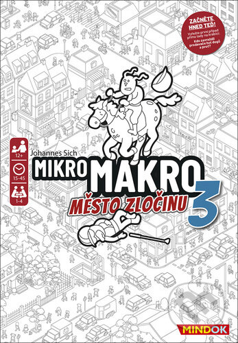 Společenská hra: MikroMakro: Město zločinu 3 (Mindok). Mindok, 2022 Společenská hra: MikroMakro: Město zločinu 3 (Mindok). Mindok, 2022