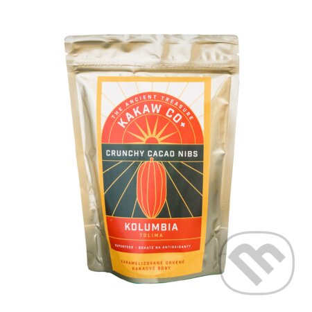 Kávy a čaje: Crunchy nibs (Kakaw Co+). Kakaw Co+, 2019 Kávy a čaje: Crunchy nibs (Kakaw Co+). Kakaw Co+, 2019