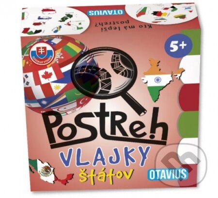 Společenská hra: Postreh! Vlajky štátov (OTAVIUS). OTAVIUS, 2022 Společenská hra: Postreh! Vlajky štátov (OTAVIUS). OTAVIUS, 2022
