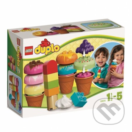 Spoločenská hra: LEGO DUPLO 10574 Postav si zmrzlinu (LEGO). LEGO, 2014 Spoločenská hra: LEGO DUPLO 10574 Postav si zmrzlinu (LEGO). LEGO, 2014