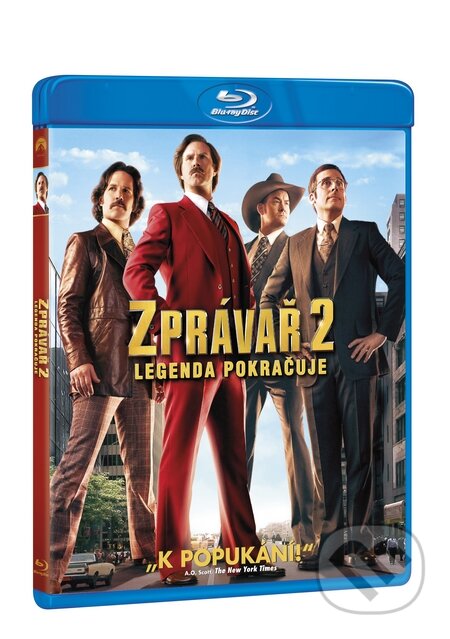 Film: Zprávař 2. Legenda pokračuje BD (Adam McKay) (Blu-ray). Magicbox, 2014 Film: Zprávař 2. Legenda pokračuje BD (Adam McKay) (Blu-ray). Magicbox, 2014