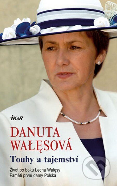 Kniha: Touhy a tajemství (Danuta Wałęsová). Ikar CZ, 2014 Kniha: Touhy a tajemství (Danuta Wałęsová). Ikar CZ, 2014