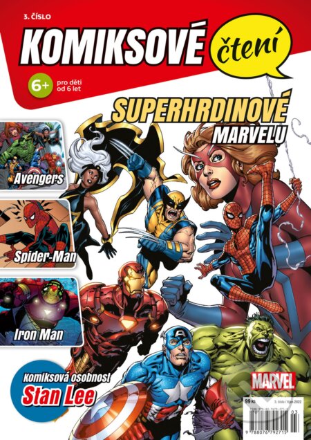 Kniha: Komiksové čtení 3: Superhrdinové Marvelu (Crew). Crew, 2022 Kniha: Komiksové čtení 3: Superhrdinové Marvelu (Crew). Crew, 2022