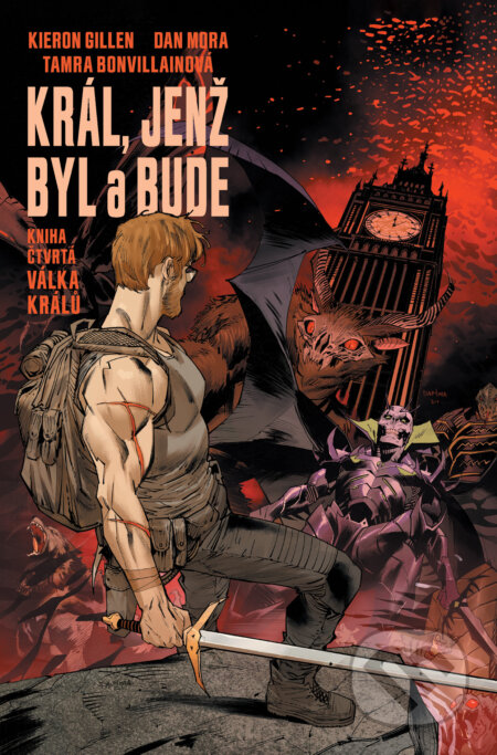 Kniha: Král, jenž byl a bude 4 - Válka králů (Kieron Gillen). Comics centrum, 2022 Kniha: Král, jenž byl a bude 4 - Válka králů (Kieron Gillen). Comics centrum, 2022