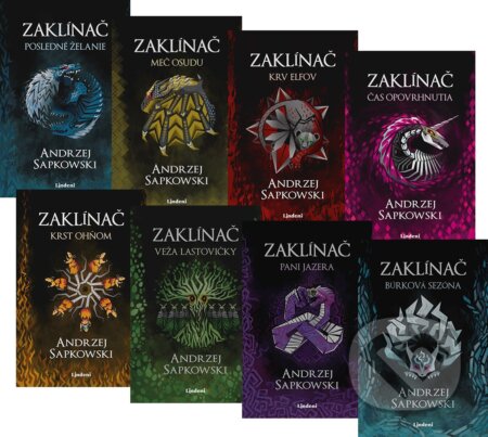 Kniha: Komplet séria Zaklínač (Andrzej Sapkowski). Lindeni, 2022 Kniha: Komplet séria Zaklínač (Andrzej Sapkowski). Lindeni, 2022
