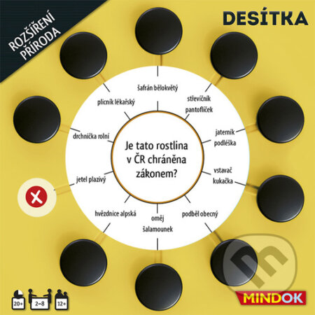 Společenská hra: Desítka: Rozšíření příroda (Mindok). Mindok, 2022 Společenská hra: Desítka: Rozšíření příroda (Mindok). Mindok, 2022