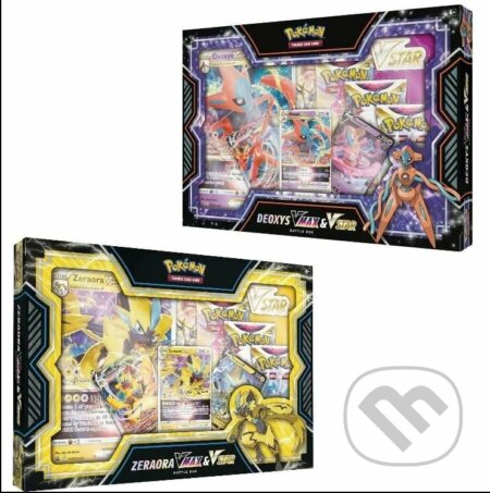 Spoločenská hra: Pokémon TCG: Deoxys/Zeraora VMAX & VSTAR Battle October Box (Pokemon). Pokemon, 2022 Spoločenská hra: Pokémon TCG: Deoxys/Zeraora VMAX & VSTAR Battle October Box (Pokemon). Pokemon, 2022