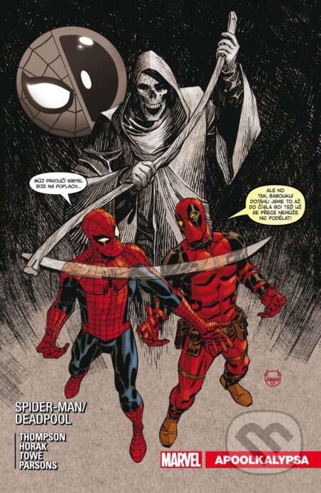 Kniha: Spiderman/Deadpool: Apoolkalypsa (Robbie Thompson). Crew, 2022 Kniha: Spiderman/Deadpool: Apoolkalypsa (Robbie Thompson). Crew, 2022