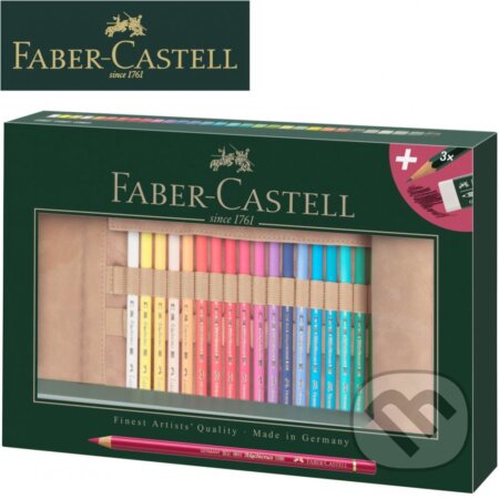 Pastelky Polychromos set 30 ks rolka (Faber-Castell). Faber-Castell Pastelky Polychromos set 30 ks rolka (Faber-Castell). Faber-Castell