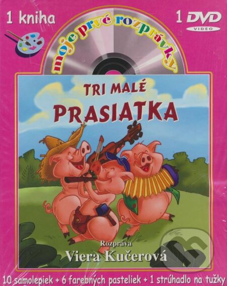Audiokniha: Tri malé prasiatka - moje prvé rozprávky (KM Records). KM Records, 2008 Audiokniha: Tri malé prasiatka - moje prvé rozprávky (KM Records). KM Records, 2008