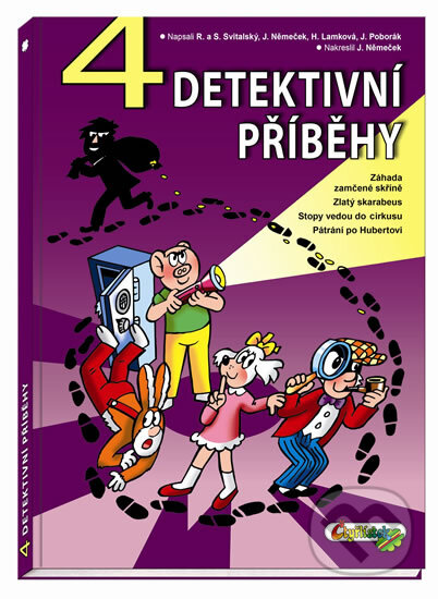Kniha: 4 Detektivní příběhy (Hana Lamková, Jaroslav Němeček a Richard Svitavský). Čtyřlístek, 2014 Kniha: 4 Detektivní příběhy (Hana Lamková, Jaroslav Němeček a Richard Svitavský). Čtyřlístek, 2014